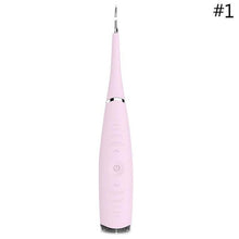 Load image into Gallery viewer, THEIGNITIC™ PORTABLE ELECTRIC SONIC DENTAL SCALER TOOTH CALCULUS REMOVER TOOTH STAINS TARTAR TOOL DENTIST WHITEN TEETH HEALTH HYGIENE WHITE (TEETH WHITING BLUE)