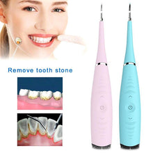 Load image into Gallery viewer, THEIGNITIC™ PORTABLE ELECTRIC SONIC DENTAL SCALER TOOTH CALCULUS REMOVER TOOTH STAINS TARTAR TOOL DENTIST WHITEN TEETH HEALTH HYGIENE WHITE (TEETH WHITING BLUE)