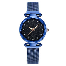 Load image into Gallery viewer, Rose Gold Magnetic Quartz Wrist Watches For Ladies Diamond Female