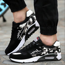 Load image into Gallery viewer, New Men's Breathable Sneakers Black Air Cushion Shoes for Men