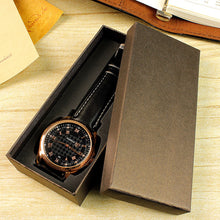 Load image into Gallery viewer, Relogio Masculino Mens Watches  Luxury Men Leather Quartz Watch